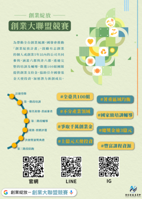 創業大聯盟競賽 開跑囉~~圖片