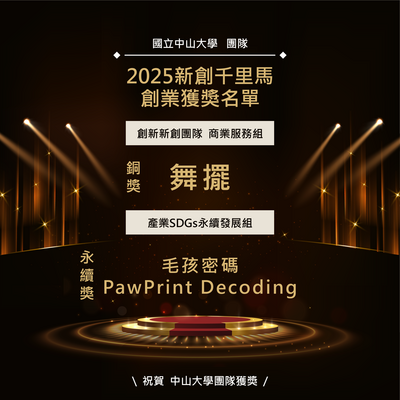 🎉【得獎喜訊】 2025新創千里馬創業獲獎名單✨圖片